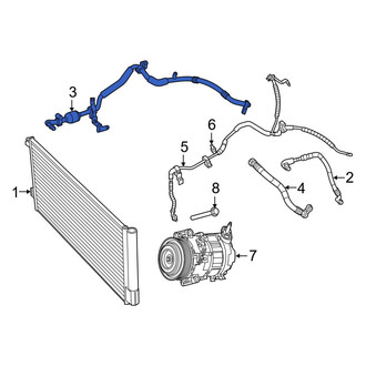 Ram OE - A/C Refrigerant Suction Hose