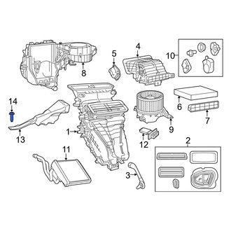 Ram OE - Instrument Panel Air Duct Clip