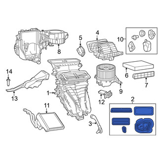 Ram OE - HVAC Unit Case Seal Kit