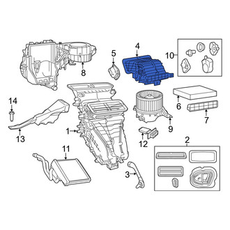Ram OE - HVAC Air Inlet Housing