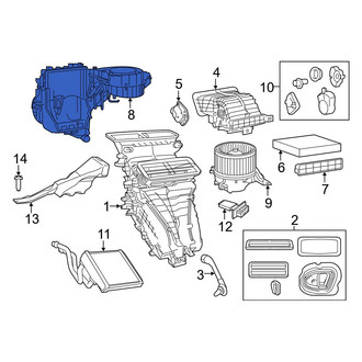 Ram OE - HVAC Blower Motor Housing
