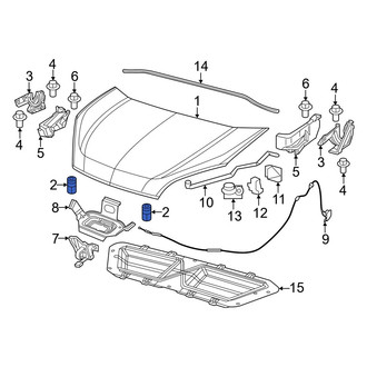 Ram OE - Front Hood Stop Buffer