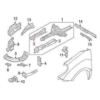 Ram OE - Fender - Structural Components & Rails