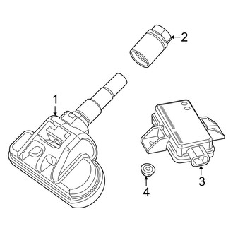 Ram OE - Electrical - Tire Pressure Monitor Components (Base / SLT / Tradesman / Tradesman SLT)