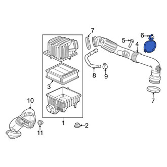 Ram OE - Engine Air Duct Clamp