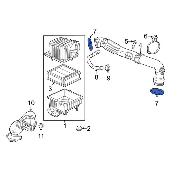 Engine Air Duct Clamp