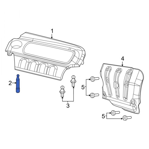 Engine Cover Stud