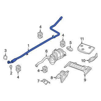 Ram OE - Exhaust Intermediate Pipe