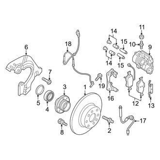 Ram OE - Front Suspension - Brake Components