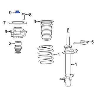 Ram OE - Suspension Strut Nut