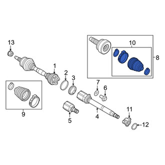 Ram OE - Inner CV Joint Boot Kit