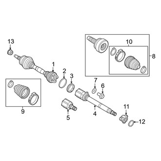 Ram OE - Front Suspension - Drive Axles
