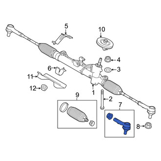 Ram OE - Right Outer Steering Tie Rod End