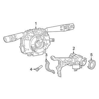 Ram OE - Steering Column - Shroud, Switches & Levers