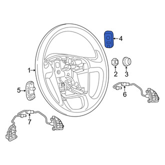Ram OE - Right Steering Wheel Radio Controls