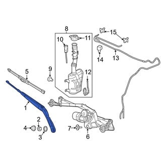 Ram OE - Left Wiper Arm