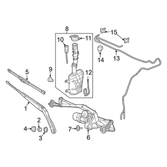 Ram OE - Windshield - Wiper & Washer Components