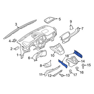 Ram OE - Left Instrument Panel Bezel