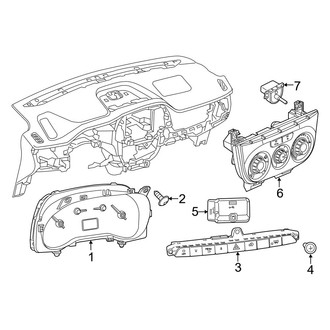 Ram OE - Instrument Panel - Cluster & Switches