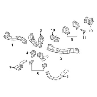 Ram OE - Instrument Panel - Ducts