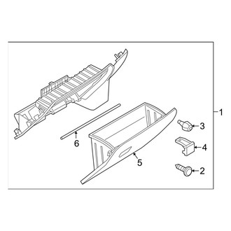Ram OE - Instrument Panel - Glove Box