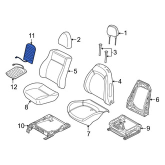 Ram OE - Front Upper Seat Heater Pad