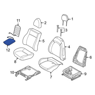 Ram OE - Front Lower Seat Heater Pad