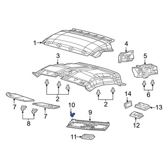 Ram OE - Console Clip
