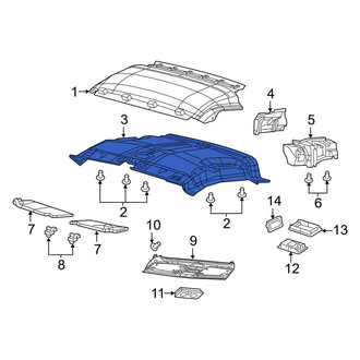 Ram OE - Rear Headliner