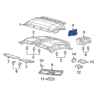 Ram OE - Right Sound Absorber Bracket