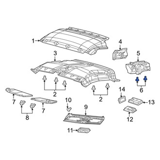 Ram OE - Sound Absorber Clip
