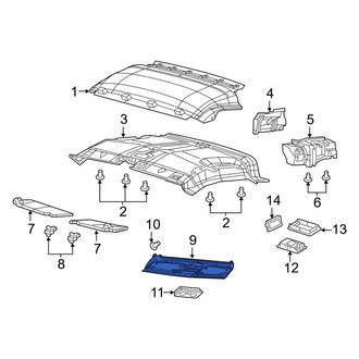 Ram OE - Upper Overhead Console