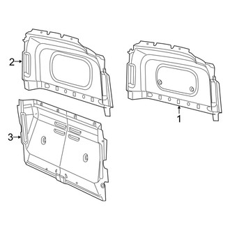 Ram OE - Pillars, Rocker & Floor - Partition Panel (Tradesman / Tradesman SLT)