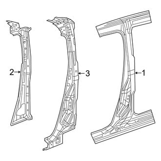 Ram OE - Pillars, Rocker & Floor - Center Pillar
