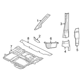Ram OE - Pillars, Rocker & Floor - Interior Trim