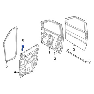 Ram OE - Front Left Upper Door Shell Seal