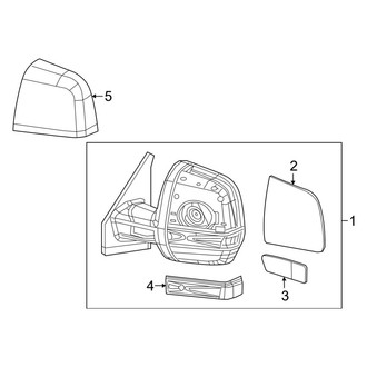 Ram OE - Front Door - Outside Mirrors
