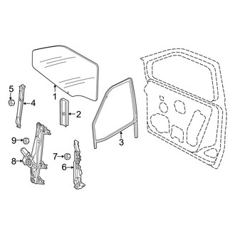 Ram OE - Front Door - Glass & Hardware
