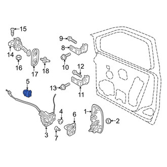 Ram OE - Front Outer Exterior Door Handle Nut