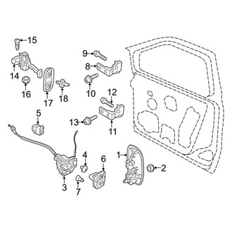 Ram OE - Front Door - Lock & Hardware