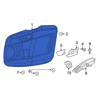 Ram OE - Front Right Inner Door Interior Trim Panel