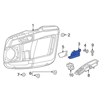 Ram OE - Rear Left Inner Interior Door Handle