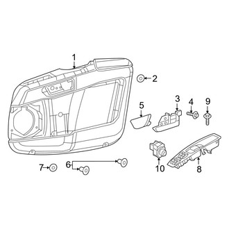 Ram OE - Front Door - Interior Trim