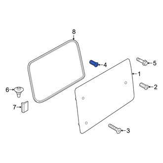 Ram OE - Sliding Door Glass Nut