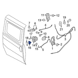 Ram OE - Sliding Door Striker