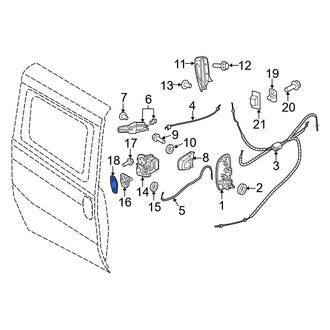 Ram OE - Sliding Door Striker Spacer