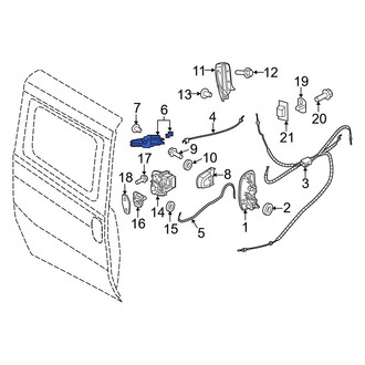 Ram OE - Rear Left Inner Interior Door Handle