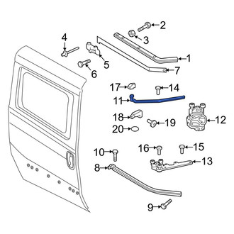 Ram OE - Right Upper Door Hinge