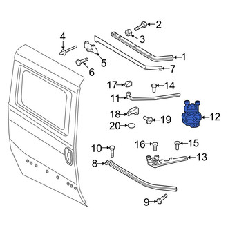 Ram OE - Center Left Door Hinge
