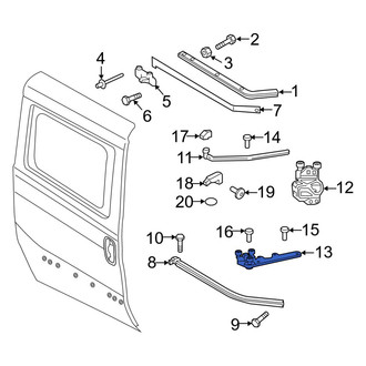 Ram OE - Front Left Lower Door Hinge